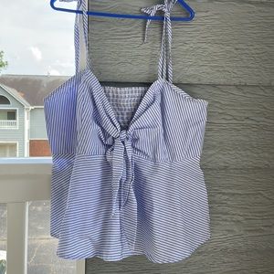 Anthropologie striped summer top